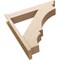 Ekena Millwork 8-in W x 44-in D x 44-in H Balboa Trad Rough Cedar Woodgrain TimberThane Outlooker, Primed Tan OUTUR080X44X44BOA04RCPR - alternate 5